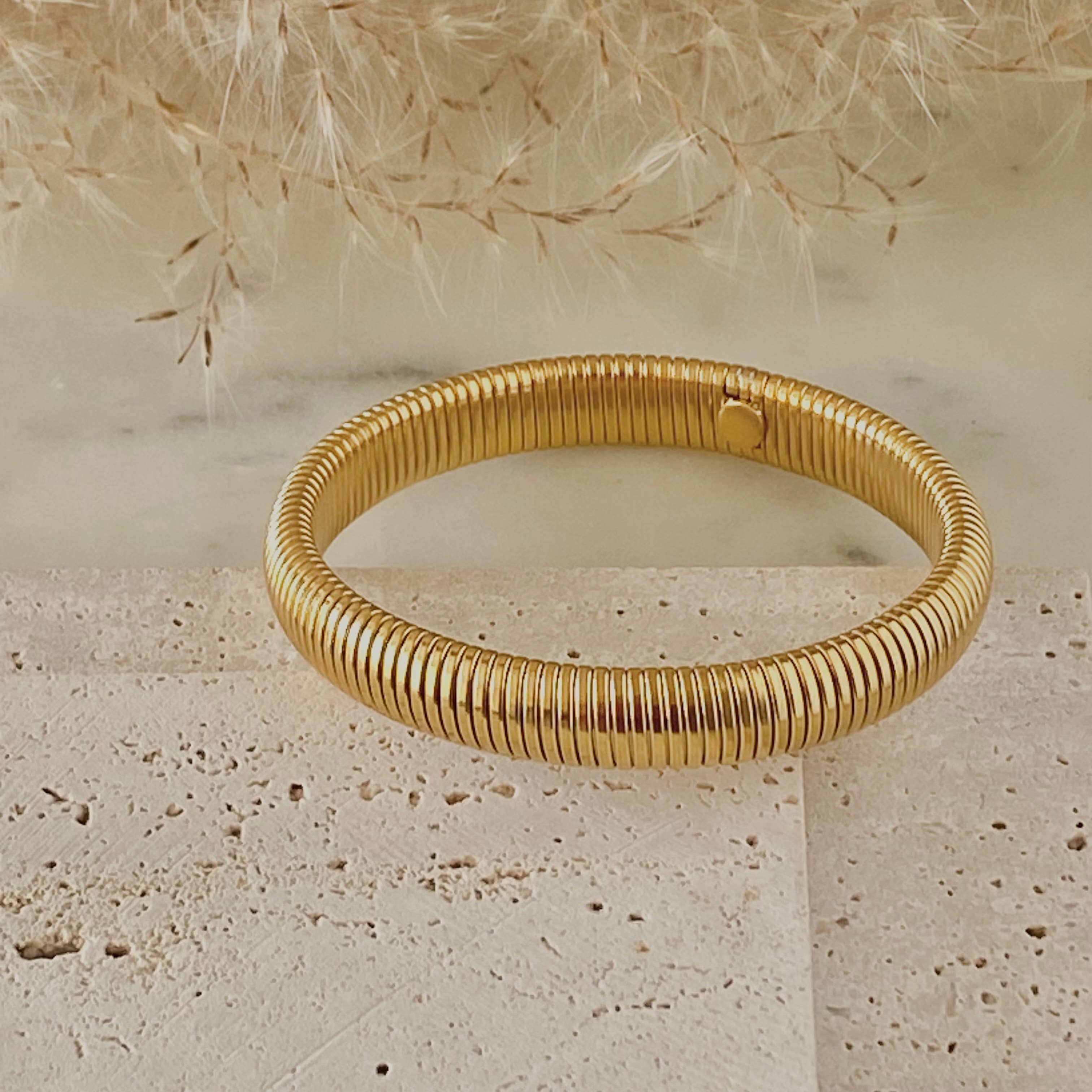 Link Stretch Bangle Bracelet