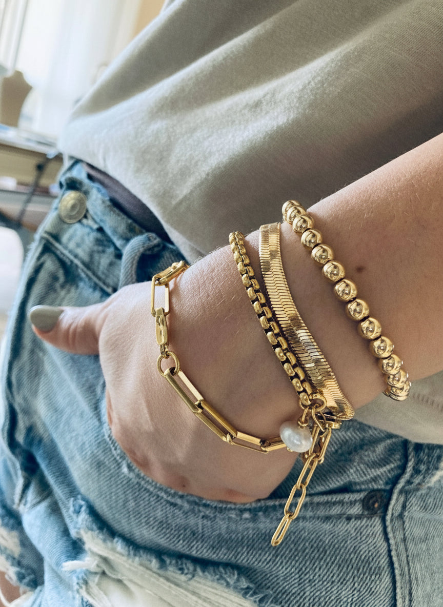 Large Paperclip bracelet